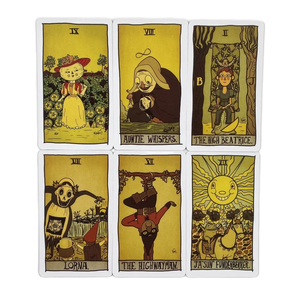 Tarocchi dell'Inconosciuto: Mazzo da 78 Carte, Edizione Divinazione Visions in Inglese, Gioco da Tavolo