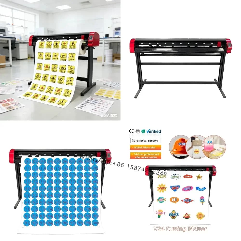 Plotter da Taglio Vinile Automatico 1450mm per Adesivi e Pellicole - Macchina Fustellatrice