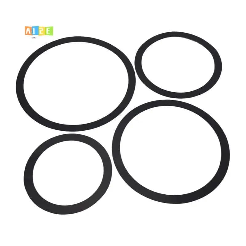 A12E-4Pcs Pad Silenziosi per Percussioni, Kit Batteria, Pad Mute per Pratica, Smorzatori per Rullante, Ricambi