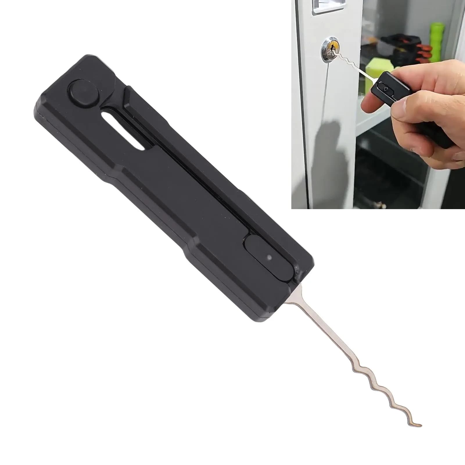 Set di Grimaldelli Multifunzione Portatile per Esterni, Kit di Sblocco Serrature con Ganci per Decompressione