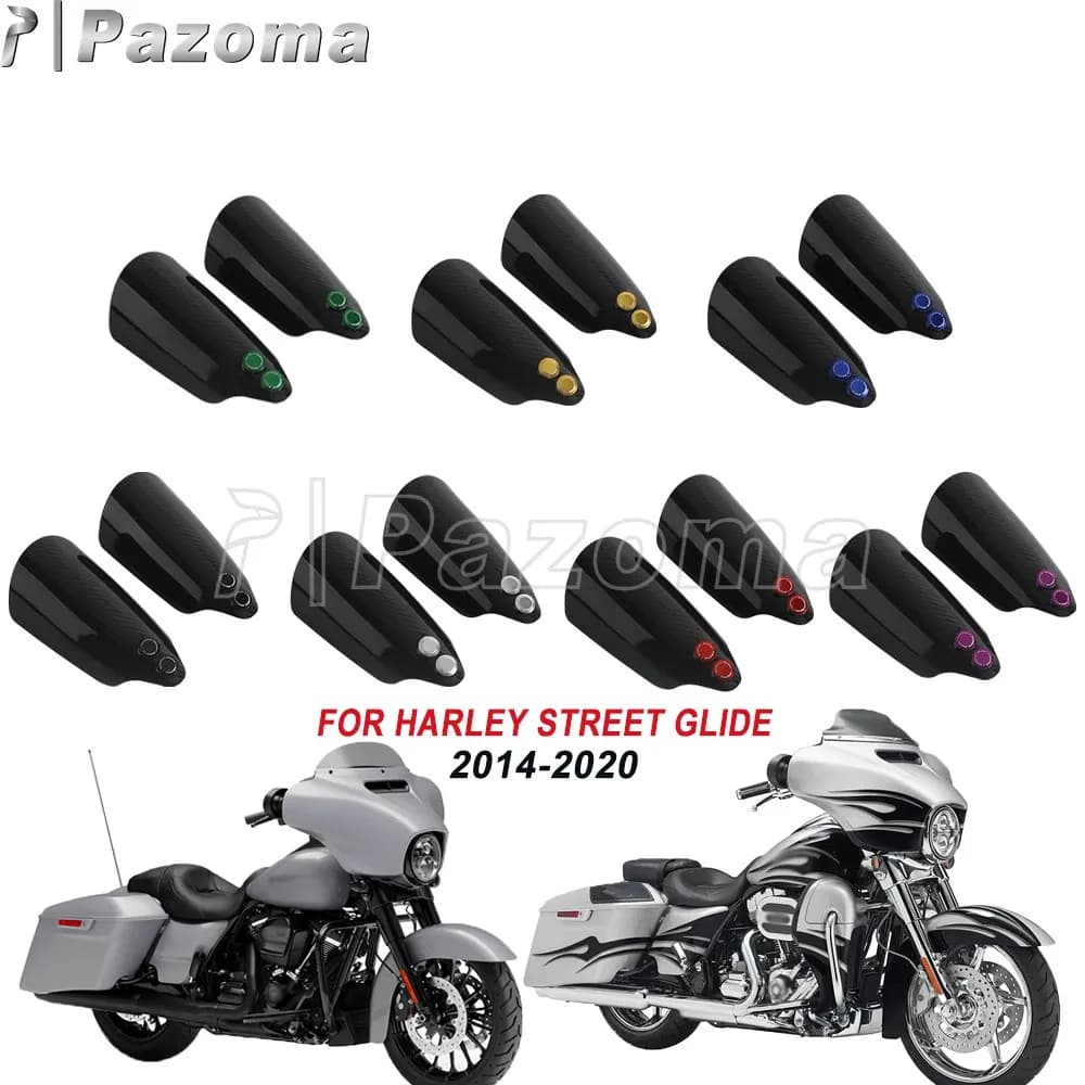 Moto Mano Scudo Copertura Della Protezione Maniglia Paramani Protezione Per Harley Street Glide FLHX CVO/SE FLHXSE 2015-2020 PAZOMA