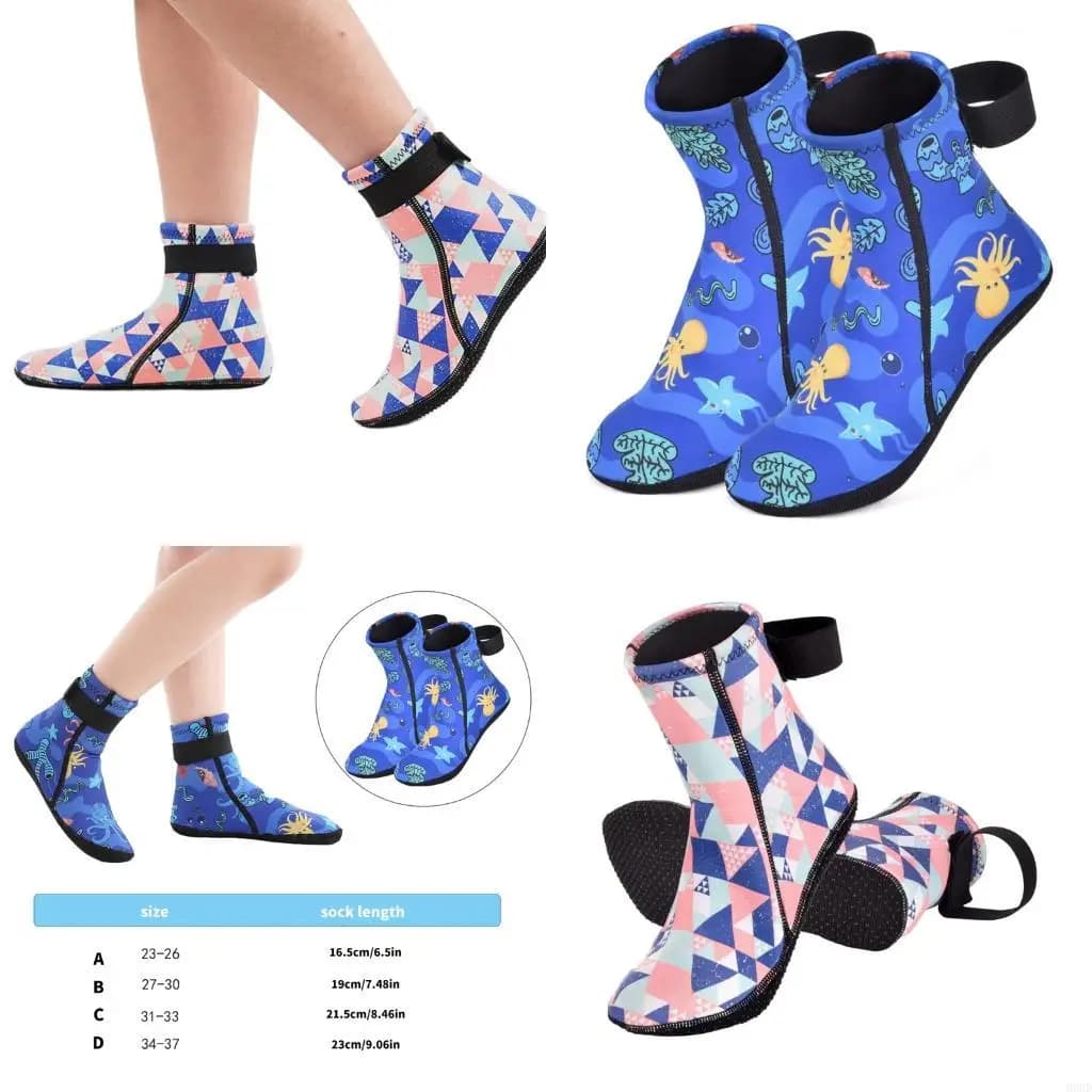 Kids Paddleboarding Hosiery Great for Beach Play and Snorkeling Size 23-37 69HD