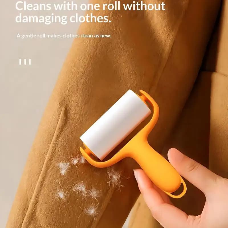 Mini Lint Roller Portable Sticky Roller High Adhesive For Pet Hair Clothes Dust Removal Cleaning Tool