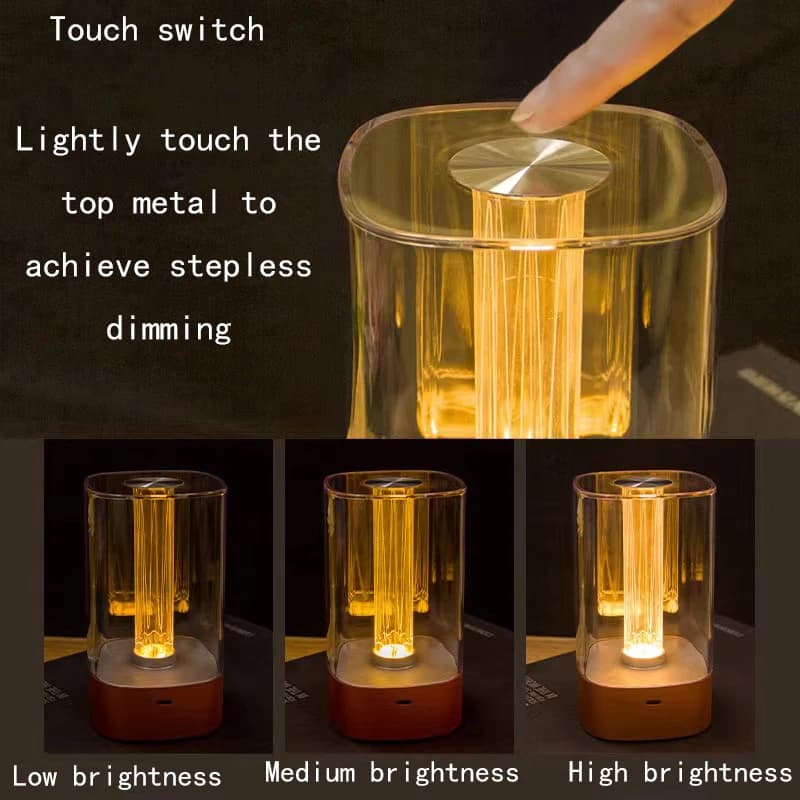LED Touch Atmosphere Light, Bedside Lamp, Bedroom, Bar, Restaurant, Garden, Festival Atmosphere Light, USB Night Light