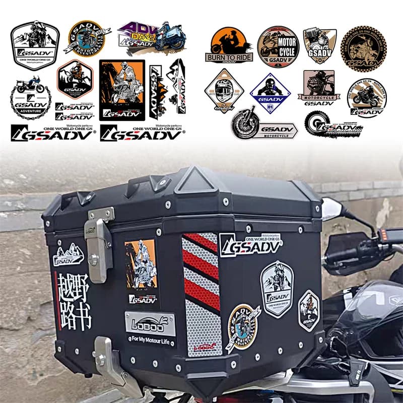 GS ADV decalcomanie adesivi moto parabrezza coda scatola casco decalcomania per BMW S1000 RR R1250GS R1200GS avventura per Honda ADV GS