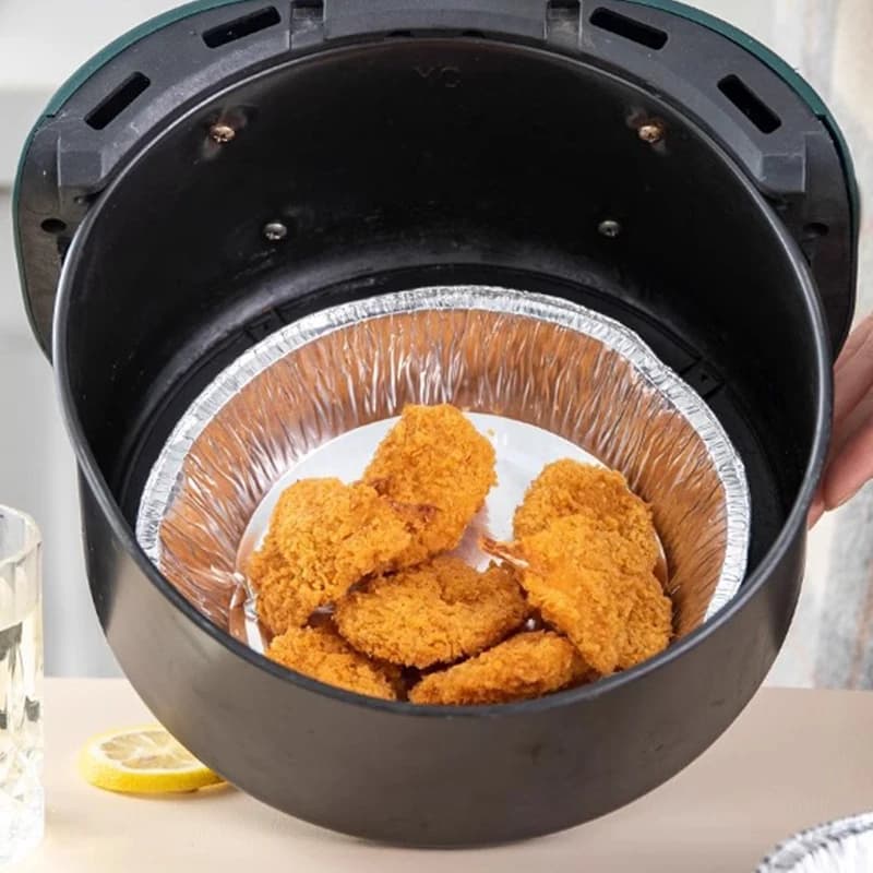 Aluminium sheet frames for air fryer: square, oil-resistant and non-stick (oven/barbecue bands)