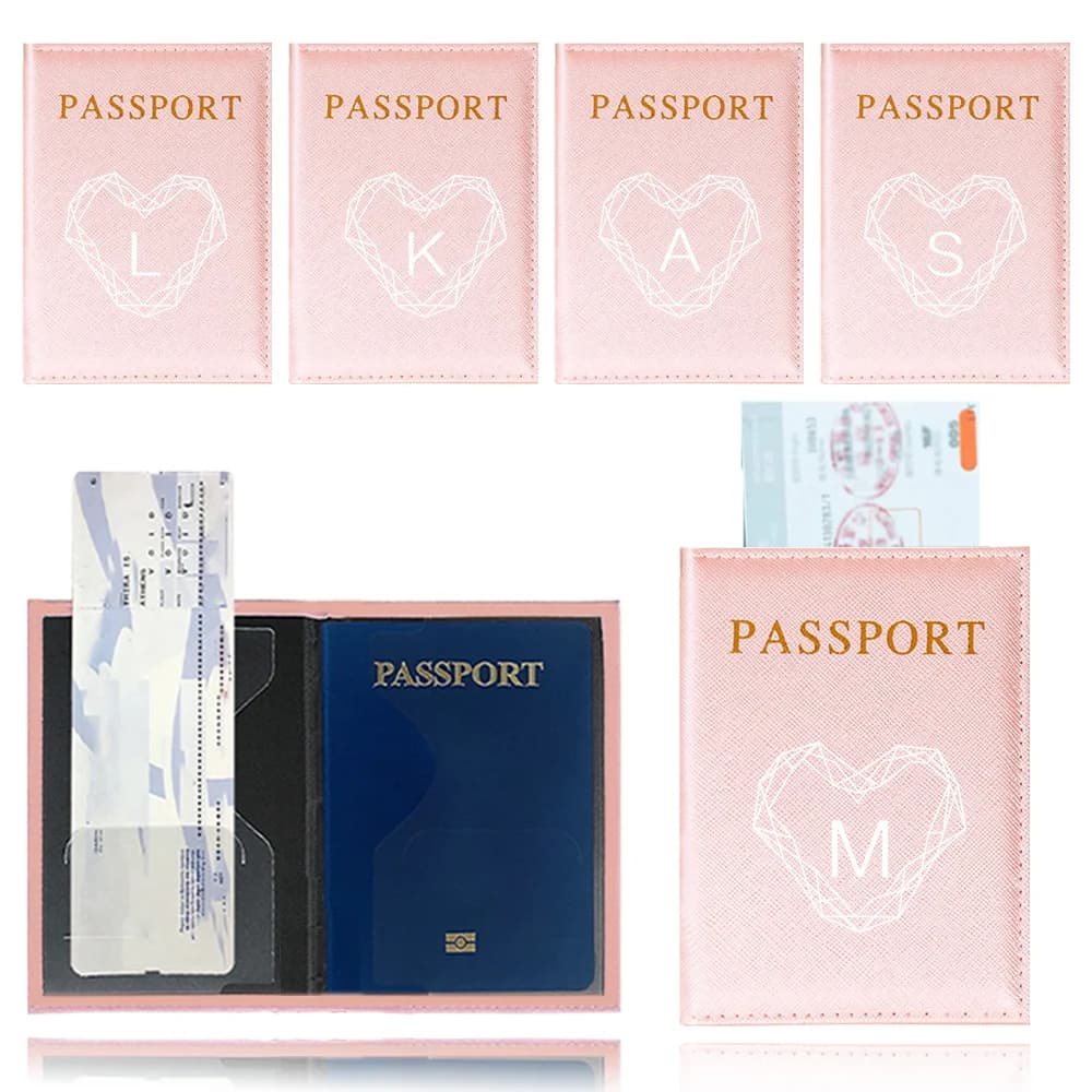 Copertina per Passaporto, Custodia per Passaporto con Stampa Serie Diamante, Porta Passaporto, Accessori da Viaggio, Custodia Protettiva per Passaporto, Aereo