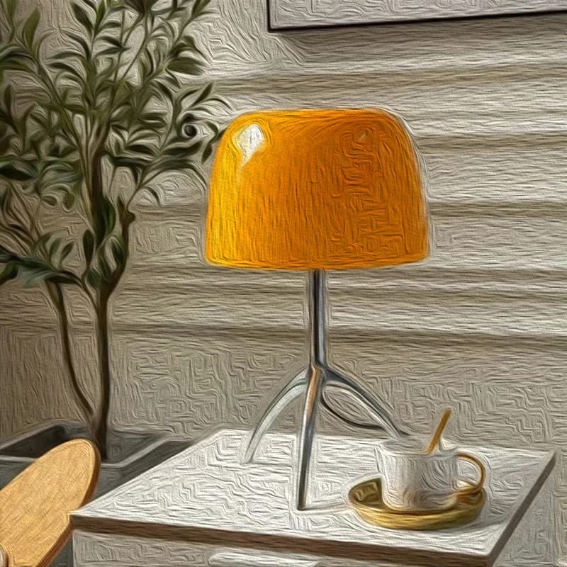 Bauhaus Lampada da scrivania di design di lusso leggera da lettura Lampada da tavolo a LED Paralume in vetro Decorazioni per la casa Camera da letto Soggiorno Illuminazione da comodino