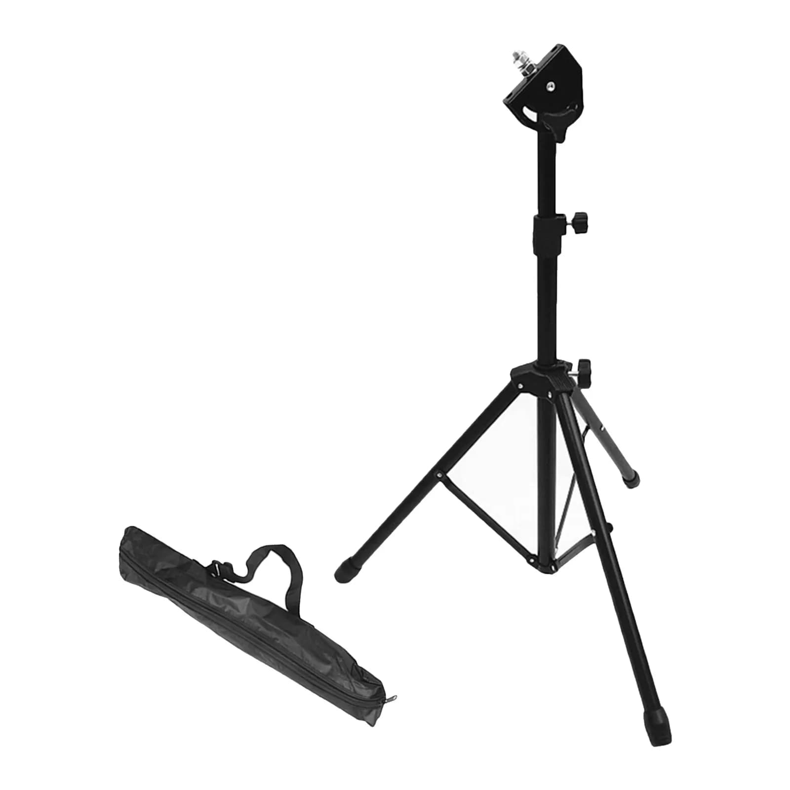 Set Supporto per Pad da Pratica per Batteria in Ferro Resistente per Batteristi Principianti, Attrezzatura per Allenamento Silenzioso con Treppiede in Metallo