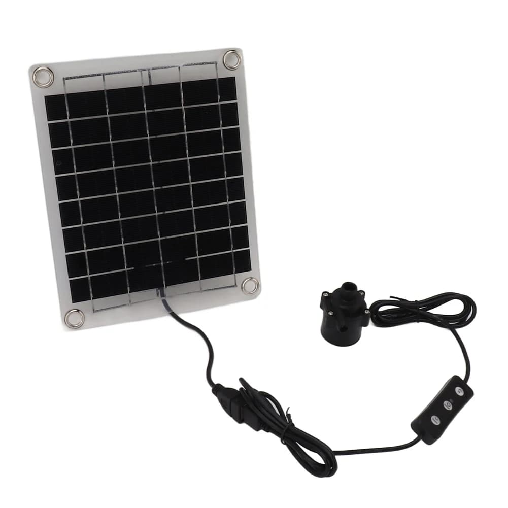 12V 10W Pompa Acqua Solare Decorazione del Giardino Mini Pannello Solare Pompa Acqua Sistema di Irrigazione con Interruttore di Regolazione Kit per Acquario