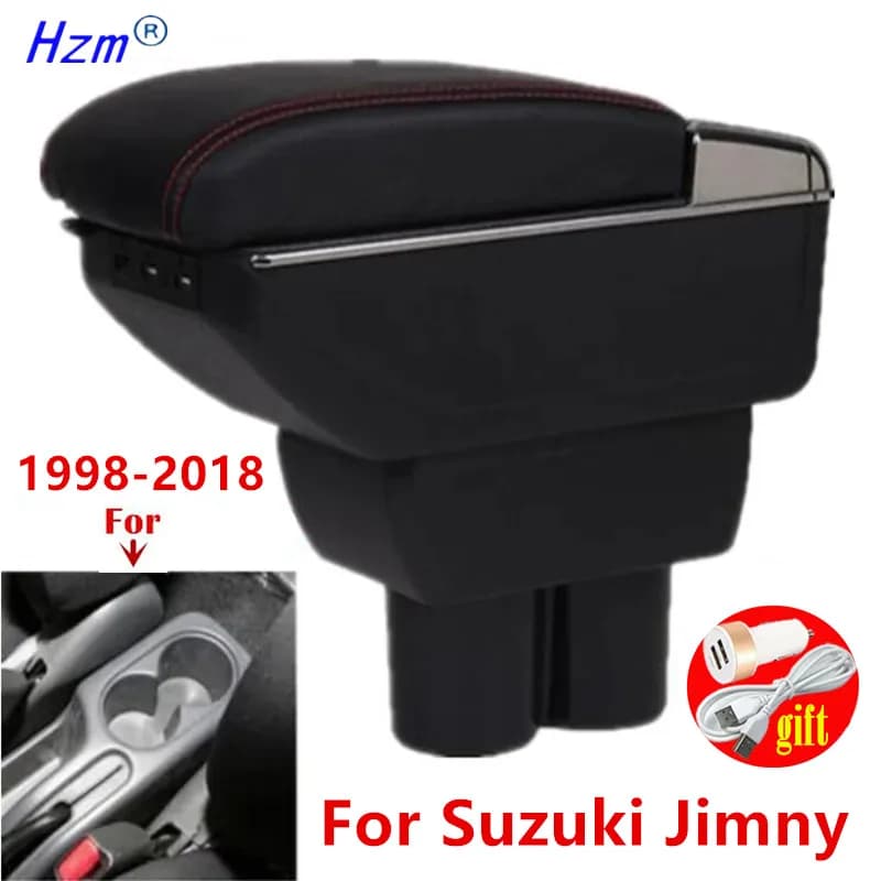 Scatola portaoggetti centrale bracciolo per auto per Suzuki Jimny scatola bracciolo Suzuki Jimny JB23 JB43 1998-2018 retrofit dedicato accessori auto