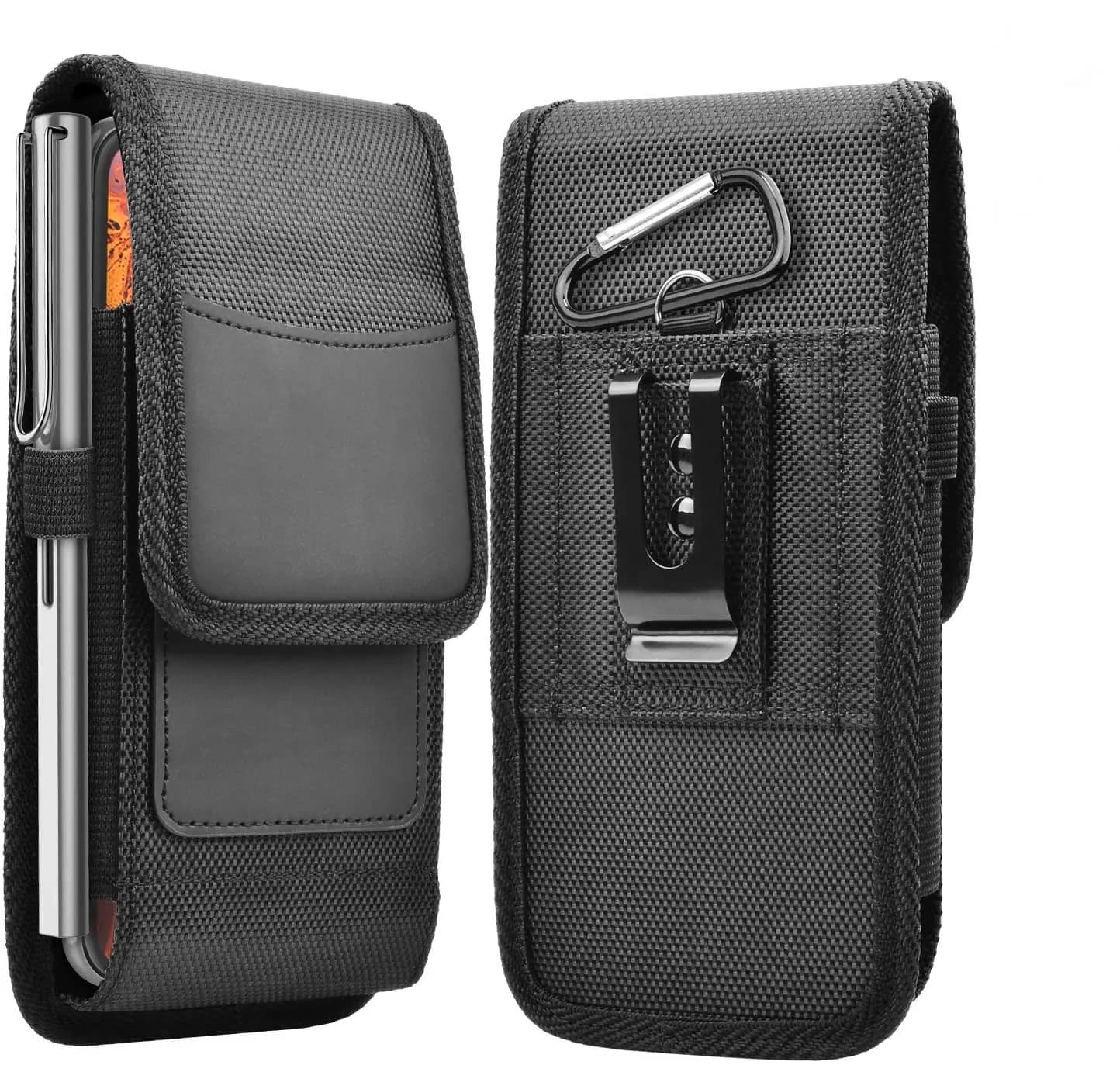1Pc Fashion Oxford Cloth tasca per cellulare in tessuto di Nylon indossare cintura marsupio custodia protettiva con borsa a Clip per iPhone 14