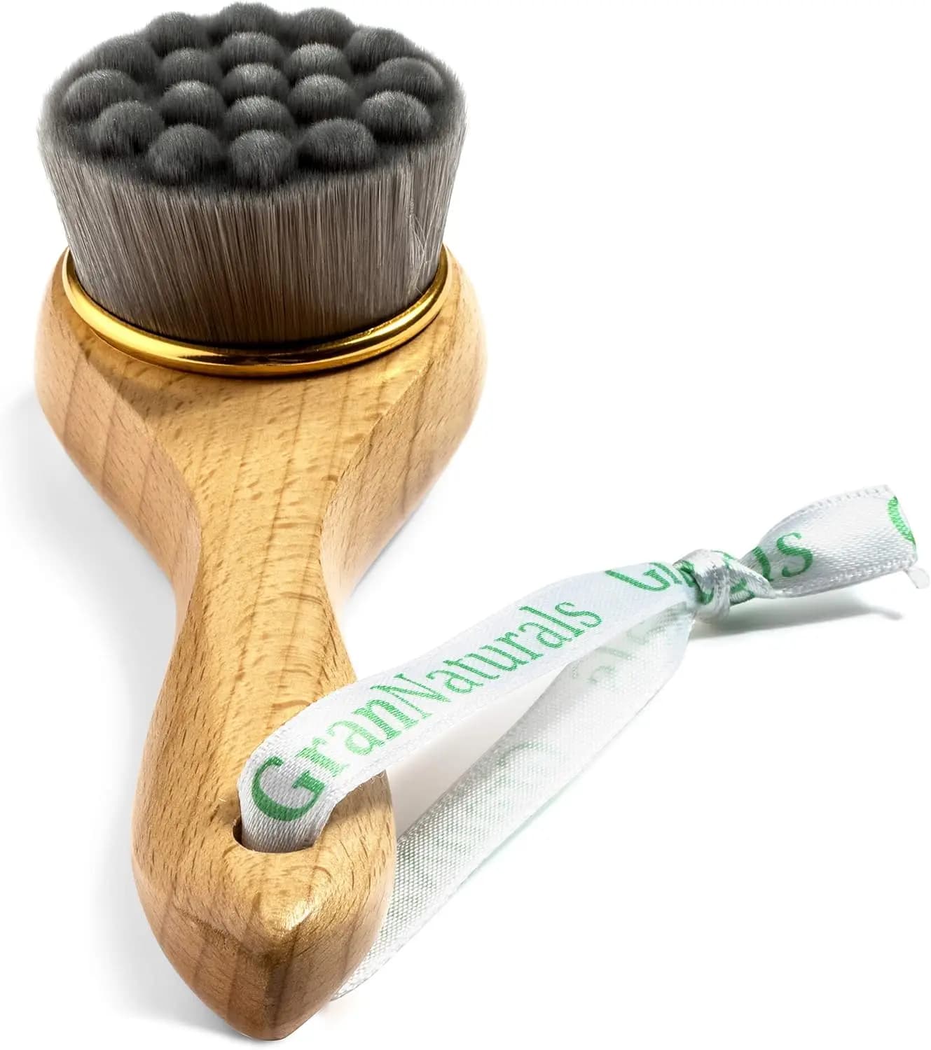Kabuki Cleaning Brush Manual Face - Detergent and Exfoliating for Fondotinta, Trucco, Maschere, Acne Treatment, Deep Cleaning of the Poor