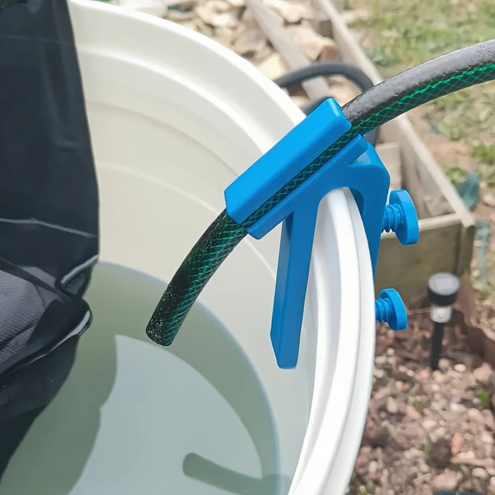 Adjustable Plastic Water Pipe Clamp 1PC Curved Design Multifunctional Heavy Duty Hose Holder Easy Install Mounting Clip Set