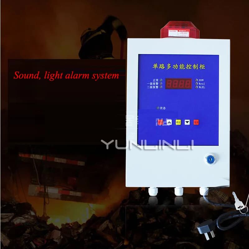 Combustible Gas Detector Industrial Paint Oxygen Carbon Monoxide Hydrogen Sulfide Ammonia Gas Detector Gas Leak Detector GND
