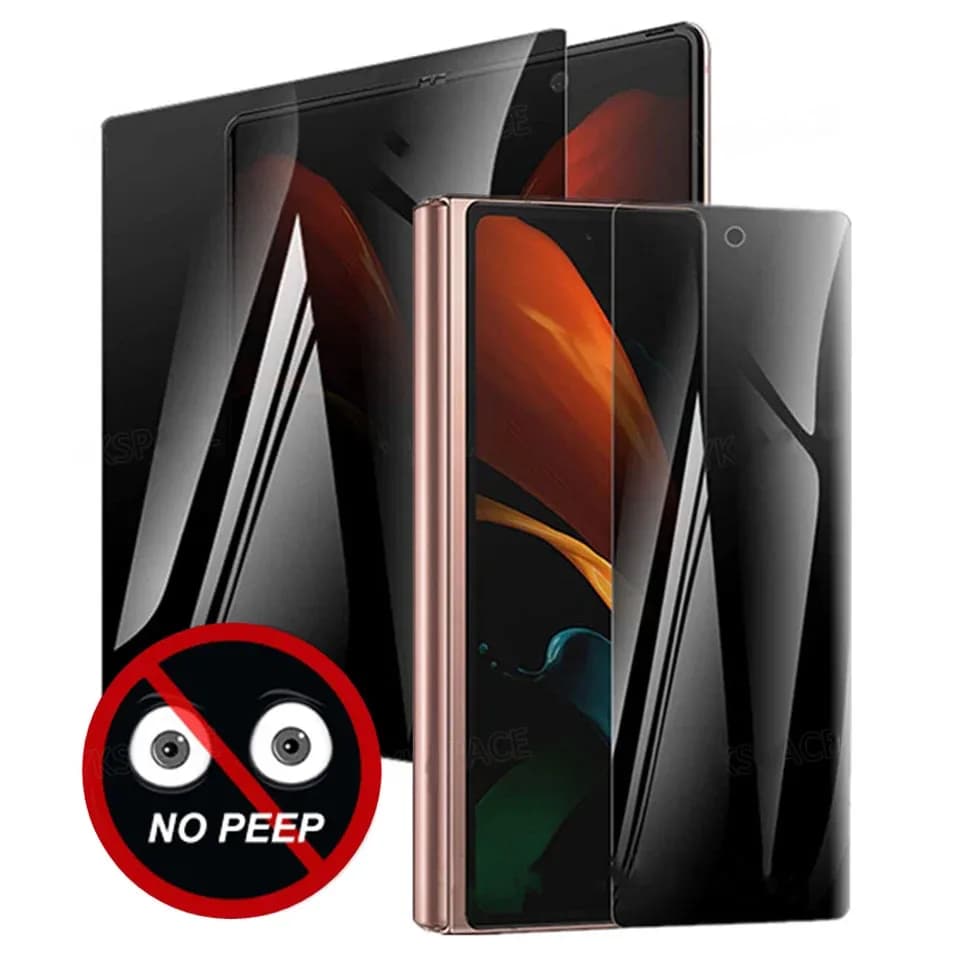 Anti-Spy Peeping per Samsung Galaxy Z Fold 2 3 4 5 Privacy Pellicola idrogel Protezione morbida per schermo interno esterno