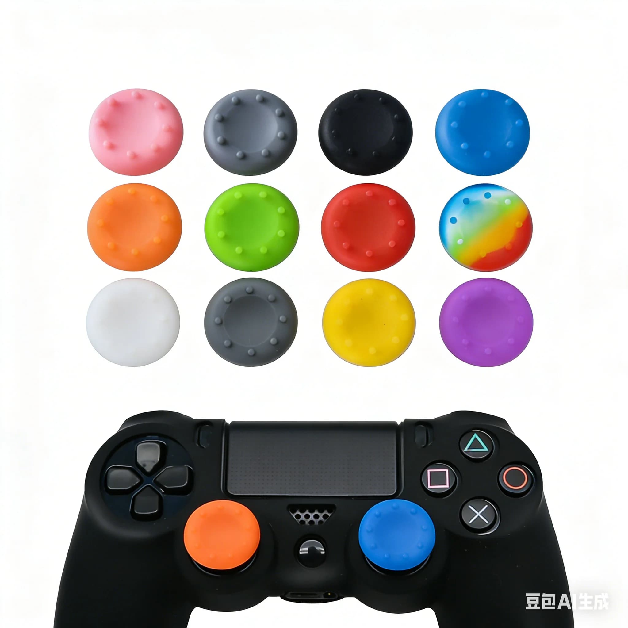 10 Pezzi Copri Joystick in Silicone Antiscivolo per PS5/PS4/PS3/Switchpro, Accessori per Controller di Gioco