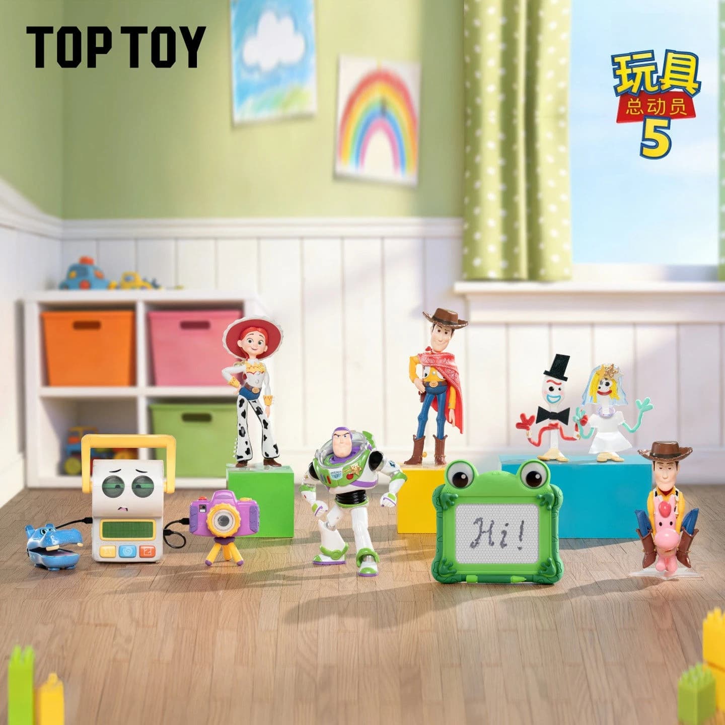 Nuovo TOPTOY Toy Story 5 Forever Friends Blind Box Action Figure Buzz Lightyear Jessie Woody Bambola Anime Carina Scatola Misteriosa Giocattolo Regalo