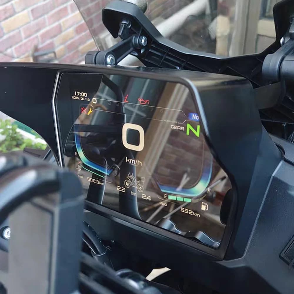 For VOGE DS525X DS625X DS900X SR250GT Motorcycle Sun Visor Cover Instrument Screen Sunshade Guard Protection Accessories DS X