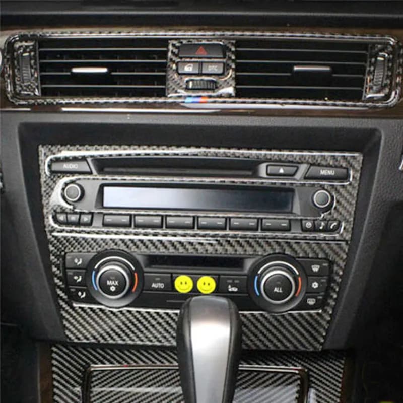 Carbon Fiber Stickers Edit interior car Cover Trim Strips for BMW Series 3 E90 E92 E93 Car Styling Interior accessories
