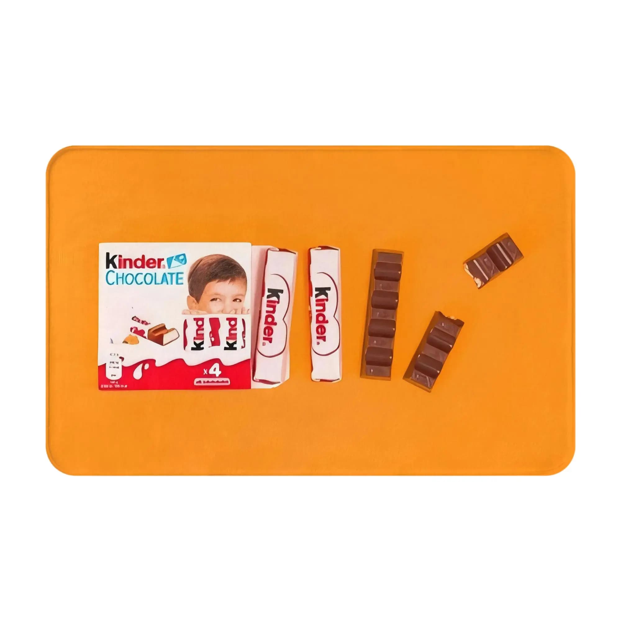 Tappetino da bagno con decorazioni in cioccolato, tappetino Kinder, tappeto per soggiorno, tappeto da esterno, decorazioni per la casa