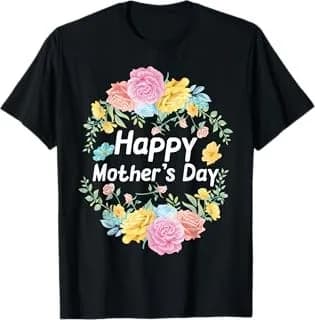 T-shirt floreale carina per la festa della mamma 2022 per donne, mamma, nonna, amore