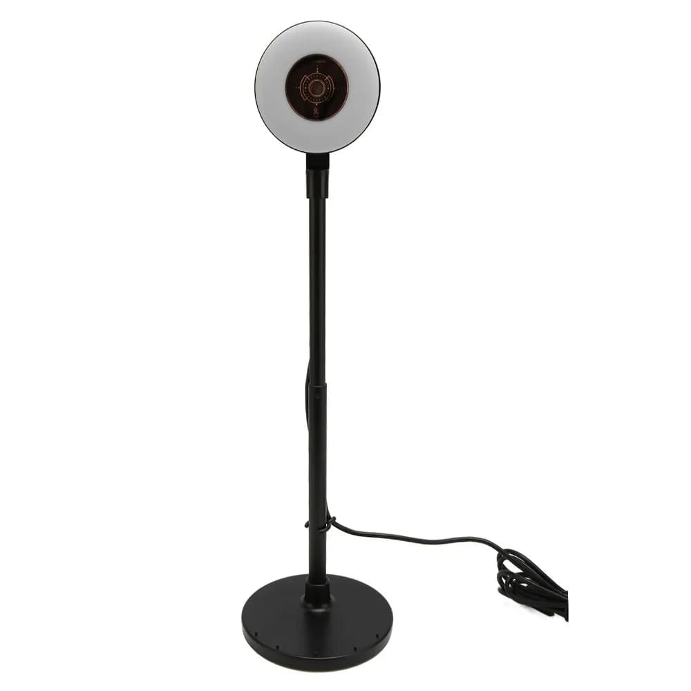 1080P HD Webcam with Fill Light & Phone Holder Built In Microphone 3 Adjustable Light Modes Autofocus Webcam Retractable Pole