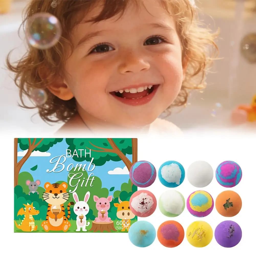 Set di Palline da Bagno per Bambini, Sorpresa Bagnetto Schiumoso per Idratare, Accessori Creativi per il Bagno, Regalo Divertente per Bambini