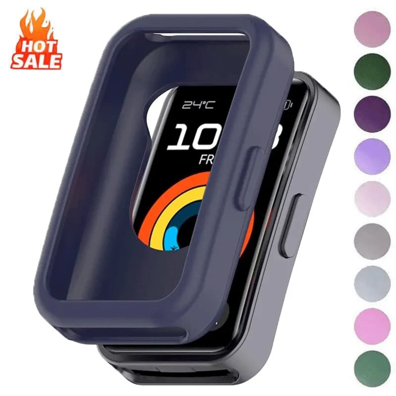 Custodia morbida in TPU per Huawei band 8 9 10 Custodia protettiva per schermo sottile per smartwatch color caramella per Huawei Band 10 9 8NFC