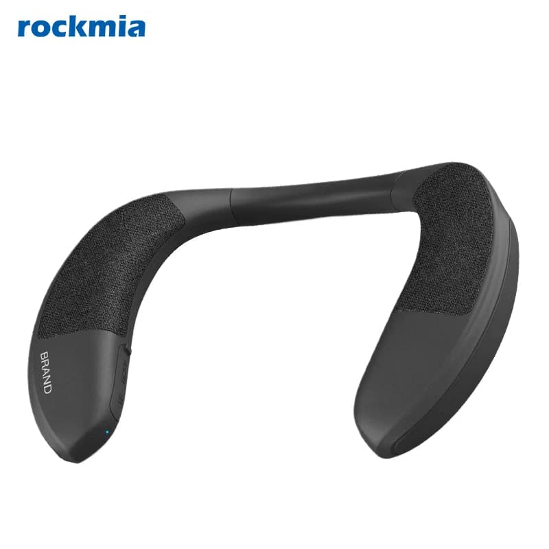 rockmia Bluetooth Audio EBS-909 Altoparlante da collo Altoparlante vivavoce wireless Design ergonomico Lettore musicale indossabile