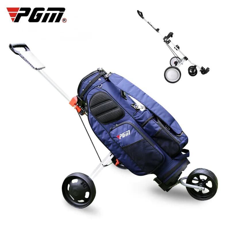 Carrello da golf pieghevole professionale PGM Sport all'aria aperta Viaggi Aeroporto Bagagli Check Carrier Carrello Passeggino Golf Pitch Tool Supplies