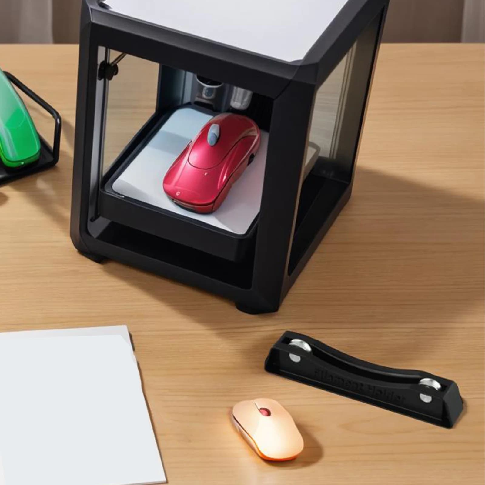 Filament Bracket Set includes four supports compatible with PLA and FDM for 3D Printing Applications