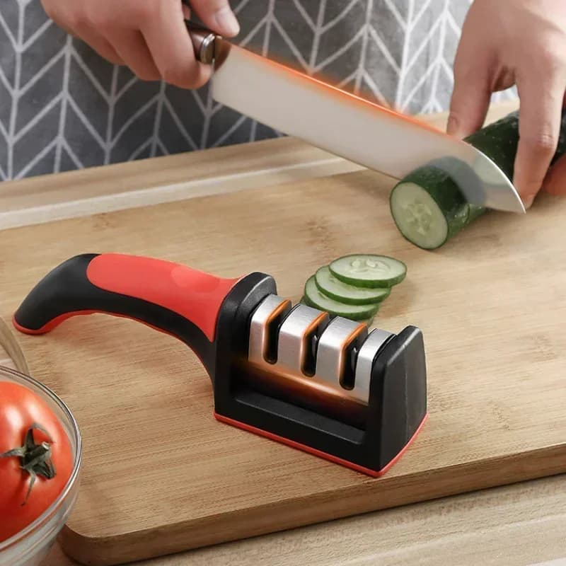 3-segment kitchen sharpeners Stone for three multifunctional purposes for home use