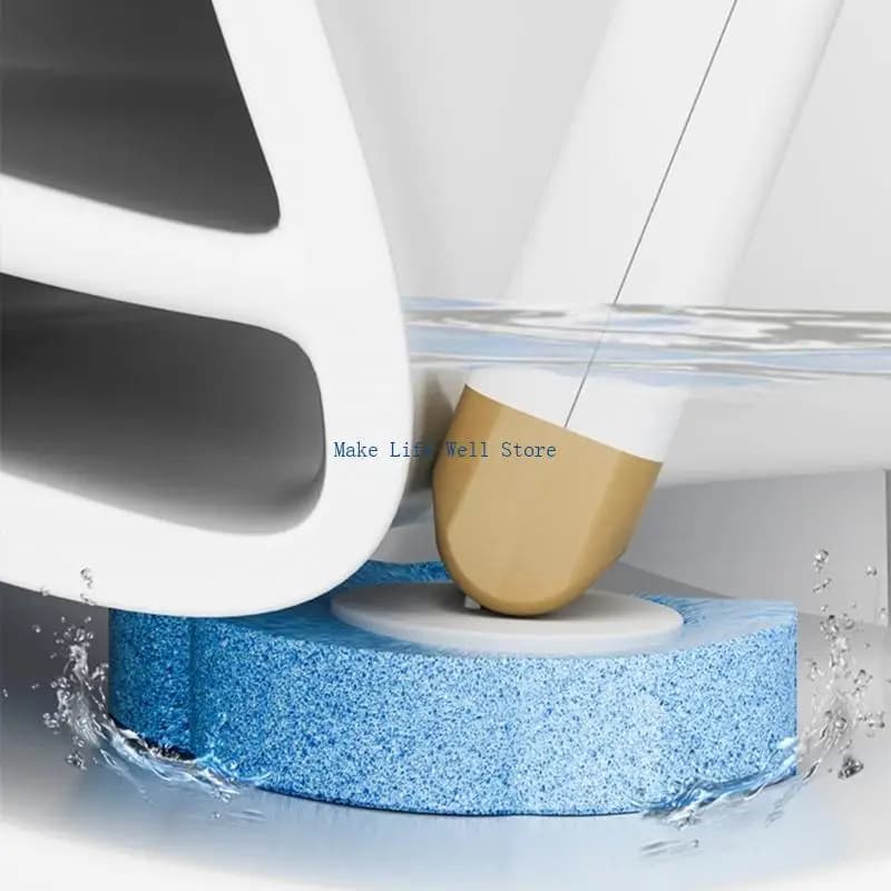 Bathroom Toilet Washing Brush with Replaceable Brush Head Bathroom Accessories