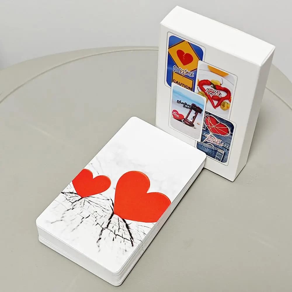 Mazzo di oracoli d'amore 54 carte 10,3*6 cm - Carte Oracle delle materie prime del cuore