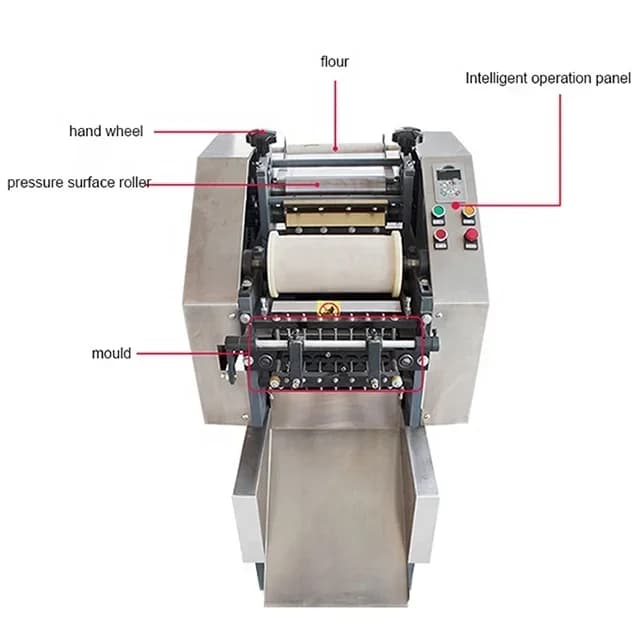 Macchina per la produzione di pasta commerciale di grande produzione Macchina per pasta automatica ad alta efficienza per uso aziendale