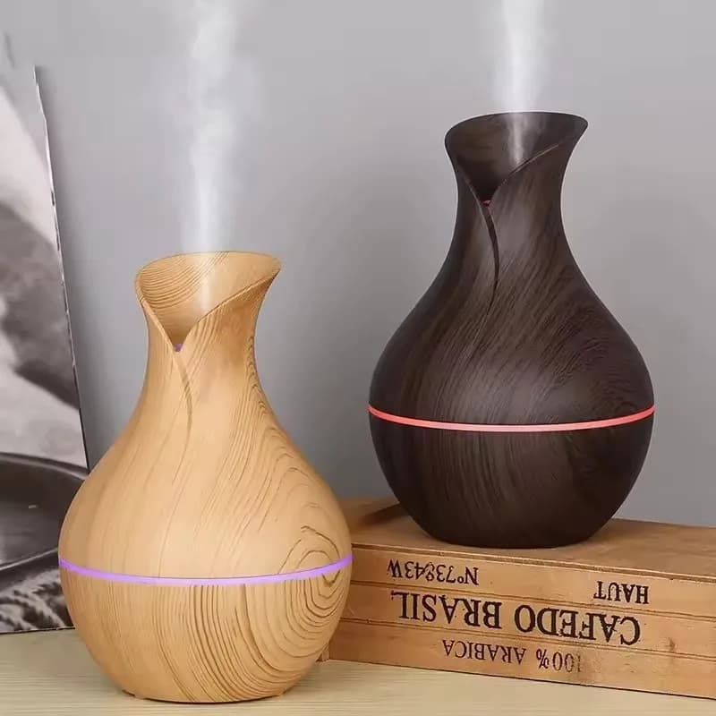 200ml Umidificatore Diffusore di oli essenziali USB Mist Maker Mini umidificatore con luce colorata per auto da ufficio a casa