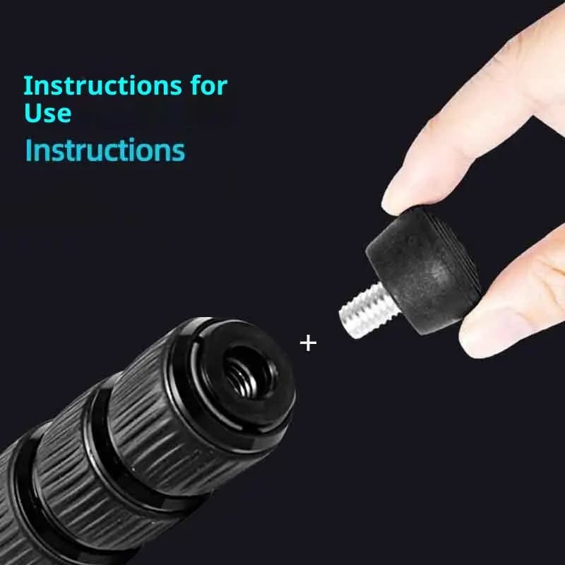 1Pc Universale Anti-scivolo Gomma Del Piede Pad Piedi Spike 3/8 Pollici 1/4 Pollici M8 Accessori Fotografia Per Treppiede Monopiede
