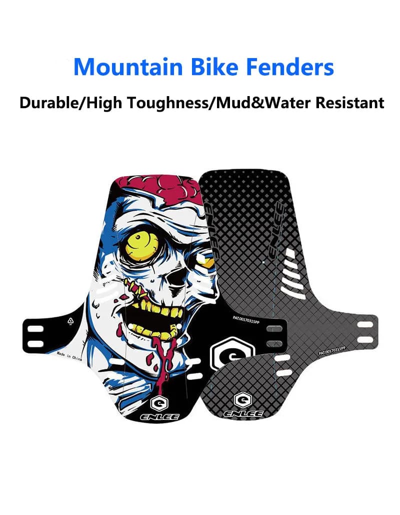 Parafango MTB impermeabile Parafanghi bici ultrasottili - Accessori per biciclette durevoli anteriori e posteriori Accessori MTB Fascette gratuite