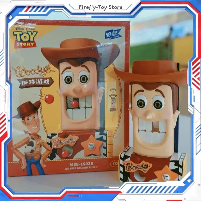 Nuovo Gioco da Tavolo Woody Big Teeth con Blocchi da Costruzione, Modello Collezionabile Toy Story, Regalo per Collezionisti
