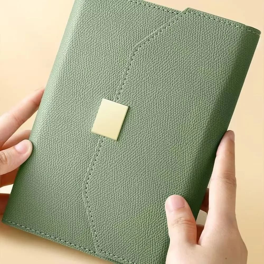 A6/A5 Binder Notebook Leather Cover Agenda Planner Refillable Notebook Loose-leaf Office Supplies Travel Journal Notebook