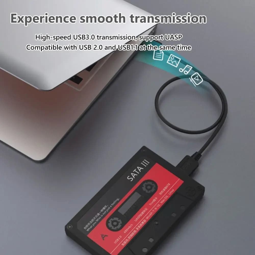 New 2.5 Inch External Hard Drive Enclosure USB 3.0 Portable HDD Enclosure SATA 5Gbps SATA Enclosure