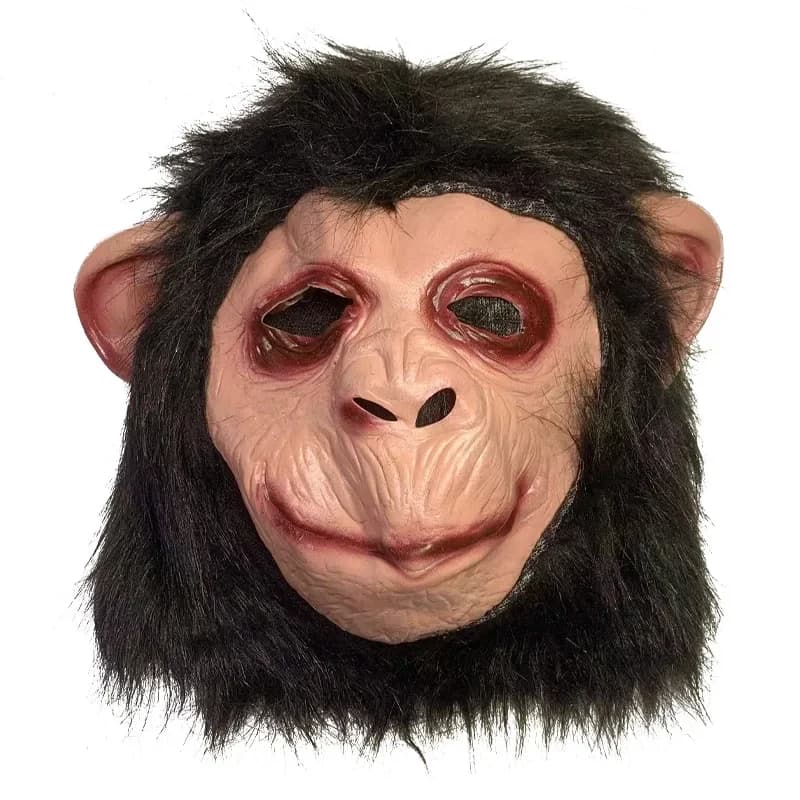 ♥ Nuova Maschera di Halloween 2026, Costume da Gorilla per Cosplay, Maschera Divertente per Spettacoli Teatrali, Maschera Animale per Carnevale ★ ★ ★