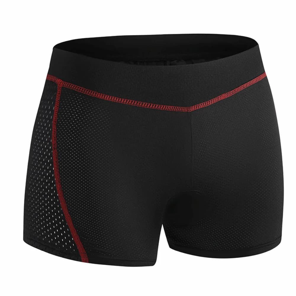 Breathable Mens Cycling Underwear Polyester, Silicone Shock Absorption Riding Underpants Lightweight Comfortable Fit
