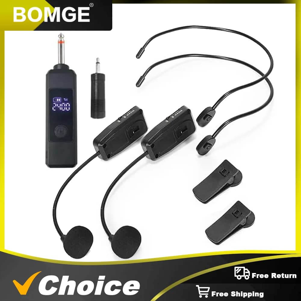E108 Wireless Saxophone Microphone Receiver and Transmitter System Clip on Instrument Mic for Saxophones Speakers