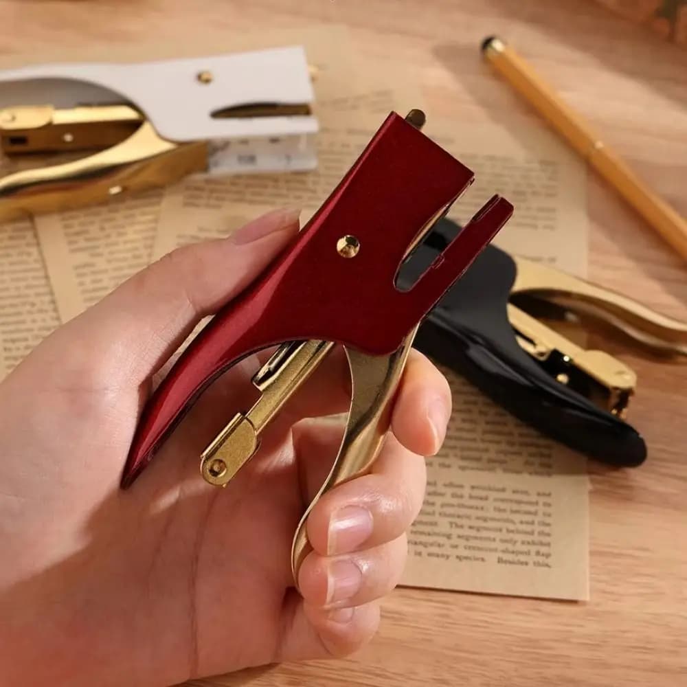 Cucitrice Manuale Retrò Robusta e Facile da Usare, Macchina per Cucitura Manuale, Cucitrice per Rilegatura Carta, Confezioni da Asporto