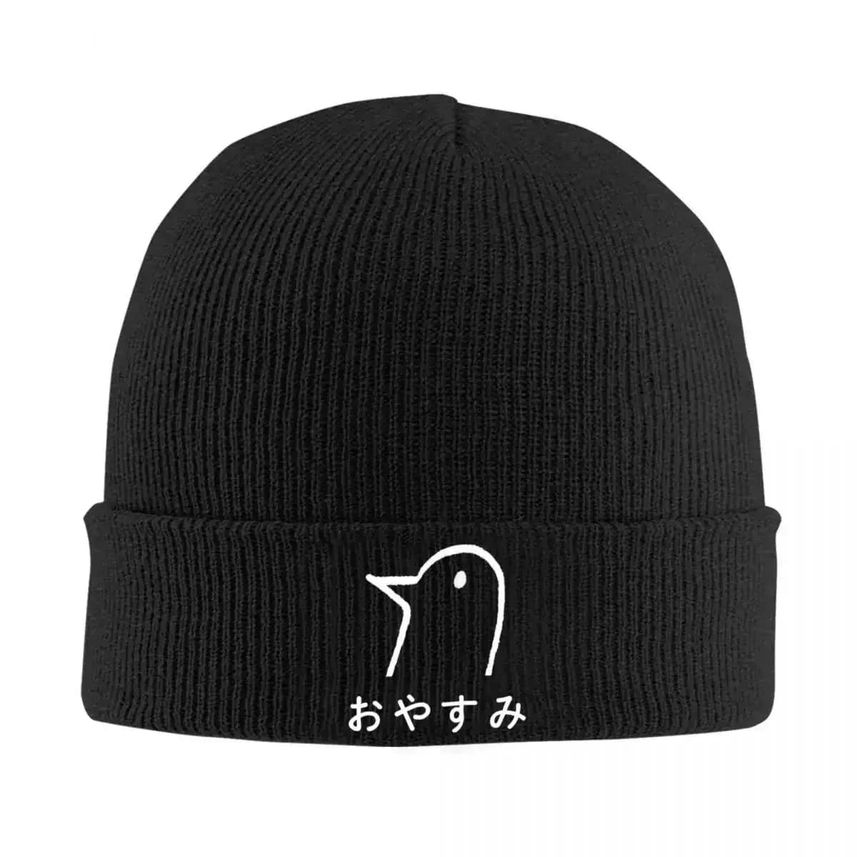 Oyasumi Punpun Manga Cappello lavorato a maglia Beanie Cappello autunnale invernale Caldo Casual Divertente Anime Bird Caps Uomo Donna Regalo