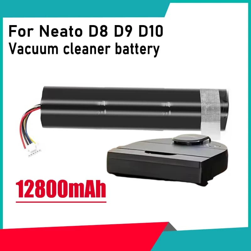14.4V 12800mAh lithium-ion battery for Neato D8 D9 D10 robot vacuum cleaner with BMS protection