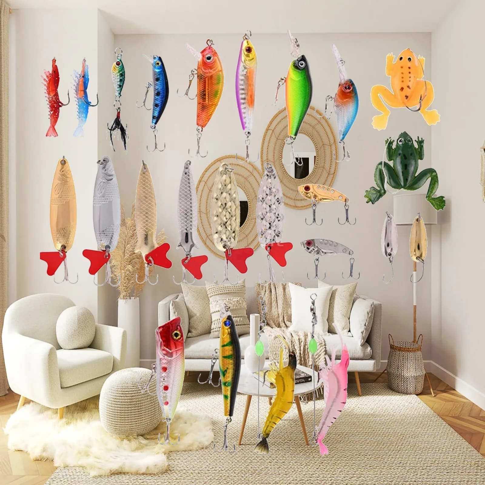 2023 Xmas Advent Calendar Fishing Set, Tackle Box Fishing Tools, 24 Days Fishing