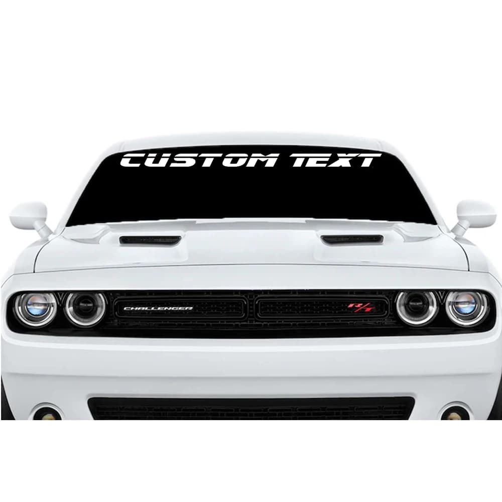 Length 100 cm Custom Vinyl Sticker for front window decorations for car 3 Decalcomania for custom truck body in character style
